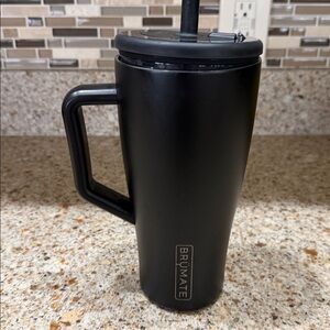 Brummate Black Insulated Tumbler with Handle